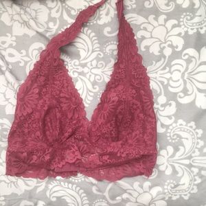 Pink Lace Bralette